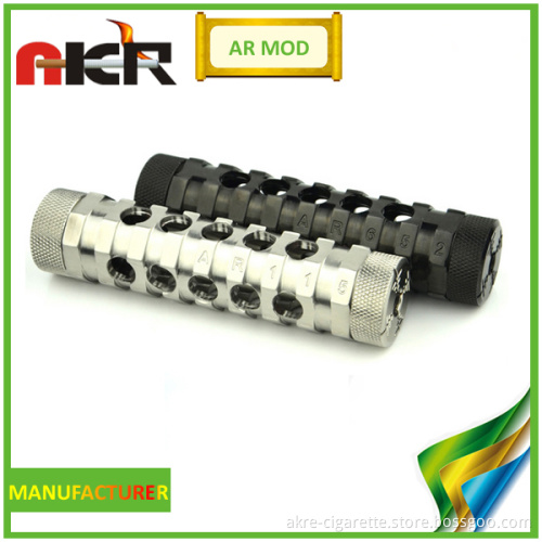 Popular Design E Cigarette Mod Ar Mod Fit for 18650 Battery 510 Atomizer